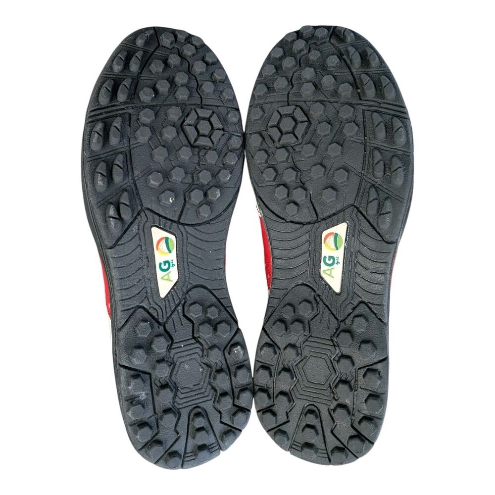 I Love Golf Red & White Men's Golf Shoes Spikeless Comfort US Size 9.5/10 MX 27 - Picture 7 of 10